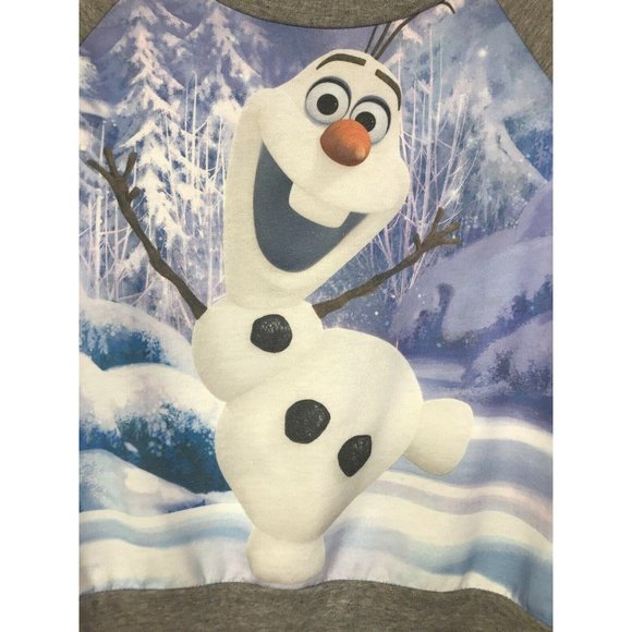 Disney Frozen Olaf Snowman L Girls Sweatshirt grey - Picture 2 of 7